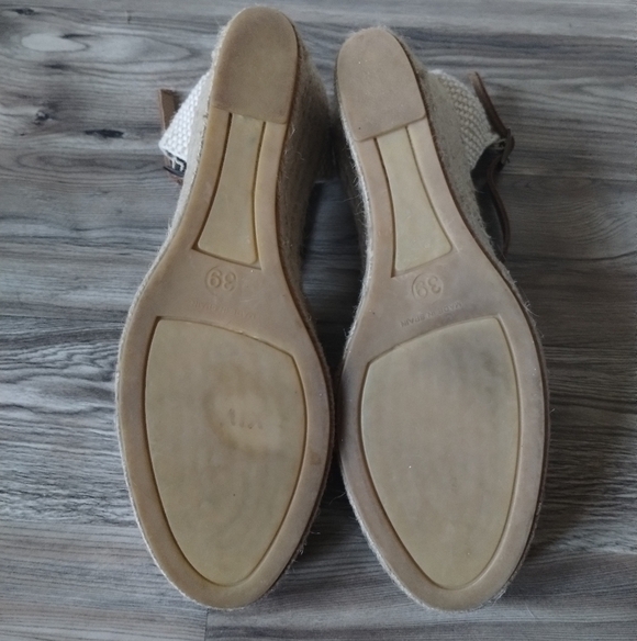 Pima 2 Tan Wedge Espadrilles Women Size 8 - Picture 4 of 6